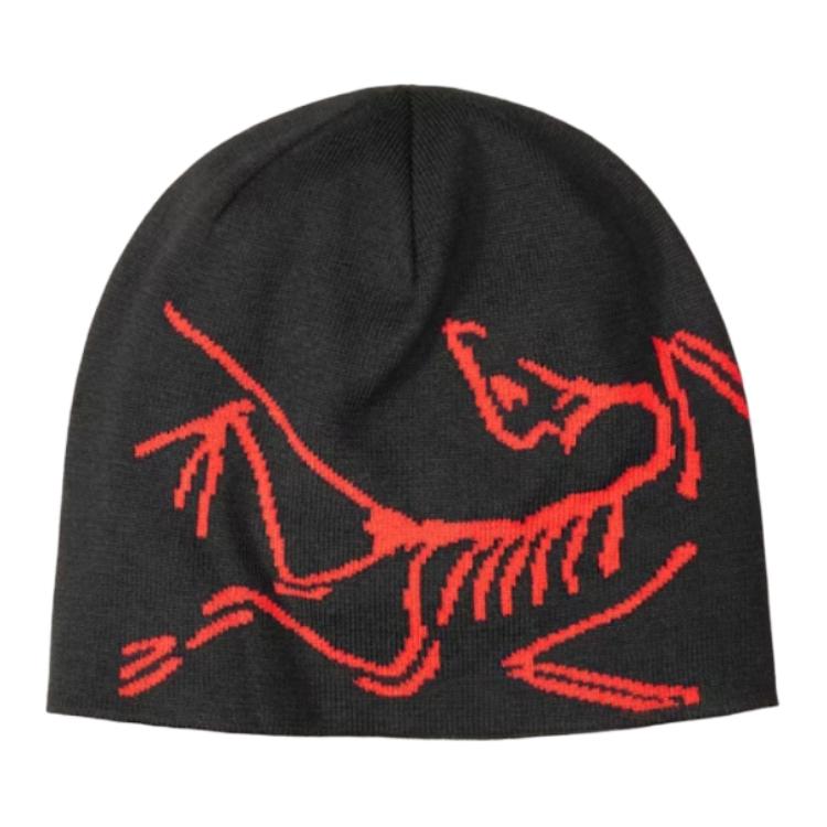 Arcteryx Logo Design Yarn Cotton Polyester Beanie Unisex Black X000009490001