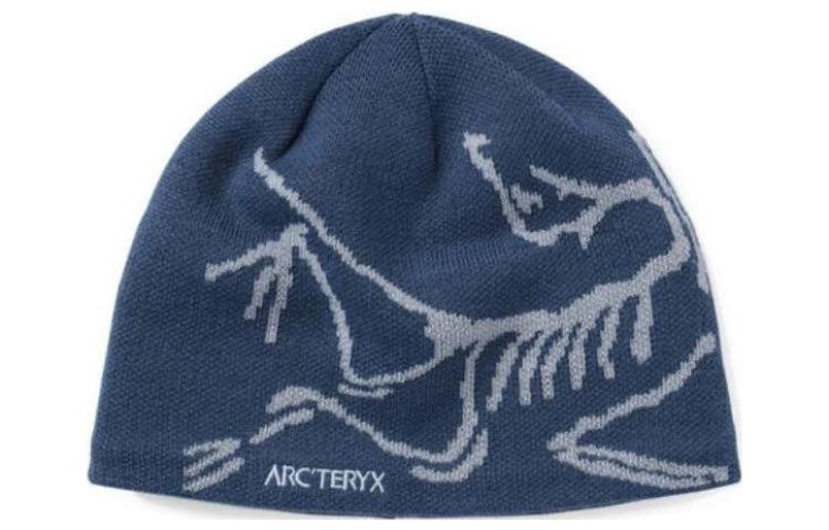 Arcteryx Logo Embroidered Beanie Blue Unisex Couple Style. 29803 L08054000
