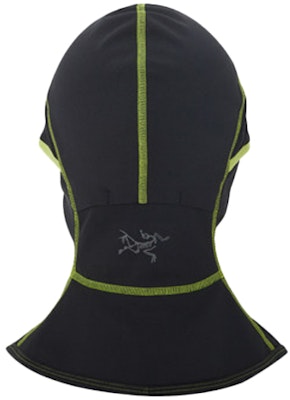 아크테릭스 로고 자수 방풍 통기성 유니섹스 모자 블랙/오로라 그린 Volta Balaclava Lookbook 아크테릭스 로고 자수 방풍 통기성 유니섹스 모자 블랙/오로라 그린 Volta Balaclava