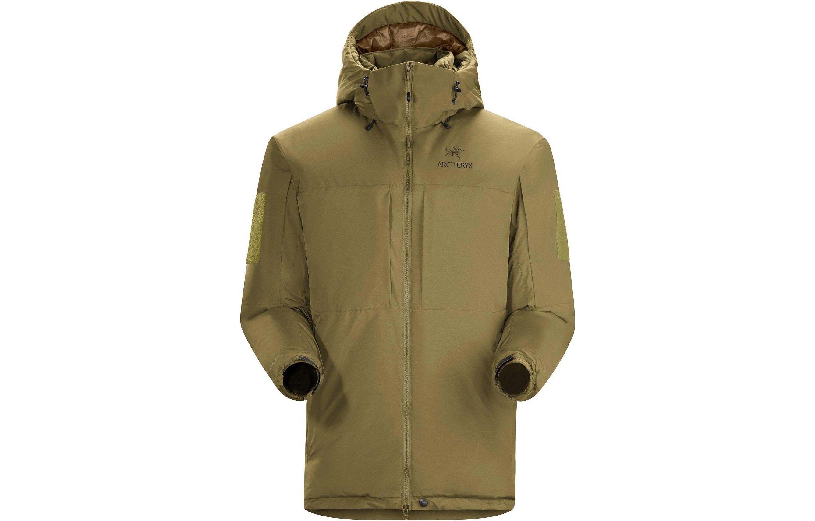 Arcteryx Military Series Logo Print Zip-Up Jacket  Cotton Coat. 15383