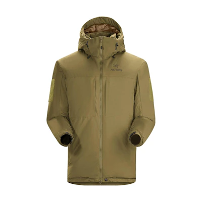 Arcteryx Military Series Logo Print Zip-Up Jacket Cotton Coat. 15383