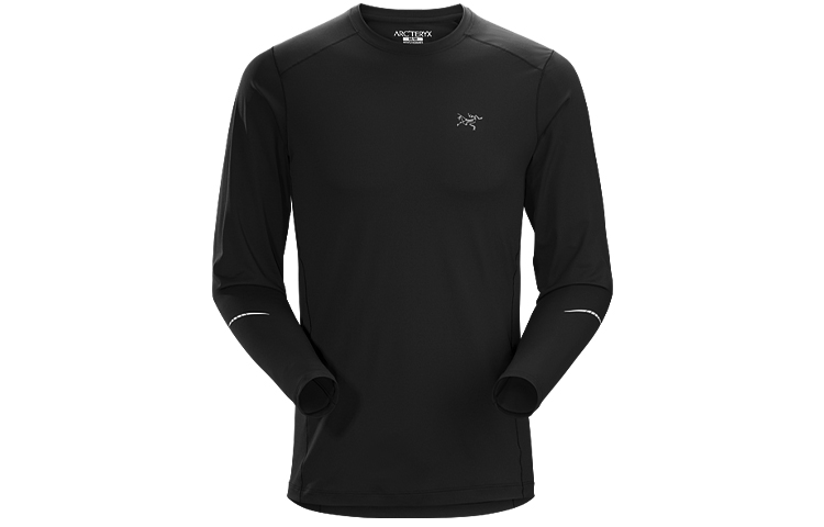 Arcteryx Motus Solid Round Neck Long Sleeve Athletic T-Shirt 18903 圖 2