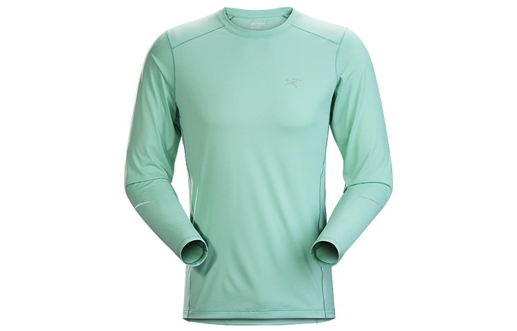 Arcteryx Motus Solid Round Neck Long Sleeve Athletic T-Shirt 18903 圖 3