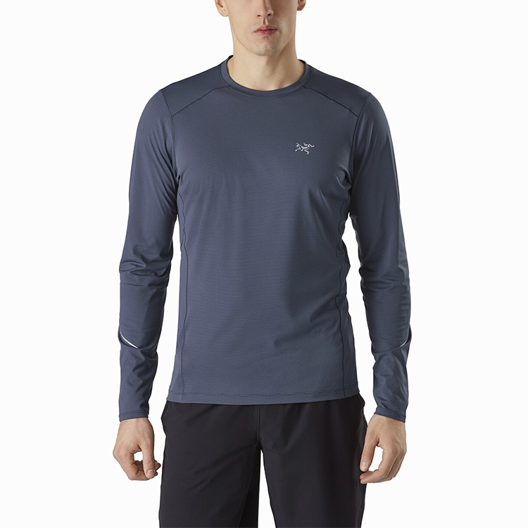Arcteryx Motus Solid Round Neck Long Sleeve Athletic T-Shirt 18903 圖 6