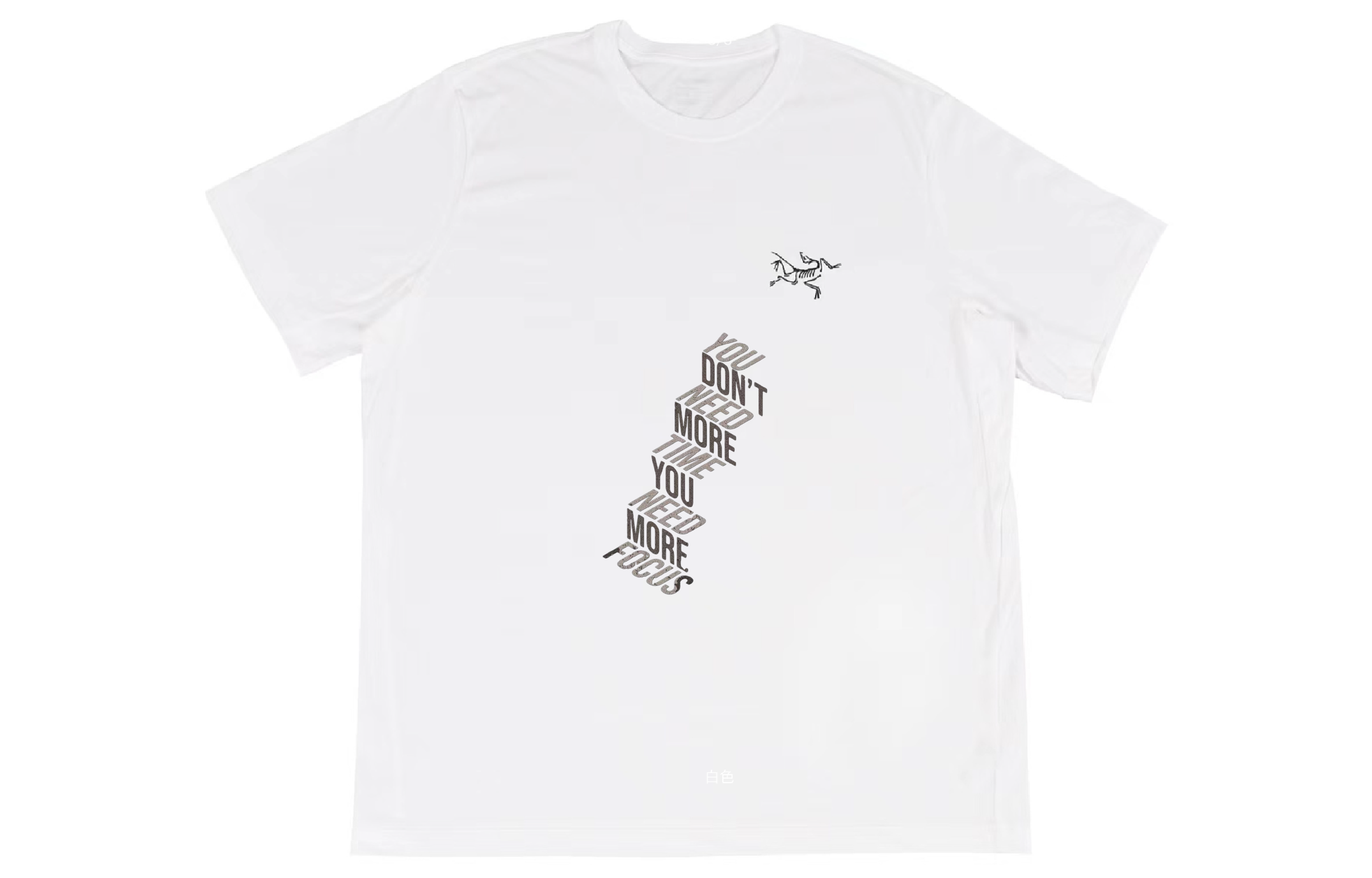 Arcteryx Multi Bird Logo Retro Graphic Unisex White T-Shirt X000007747(Group16-）