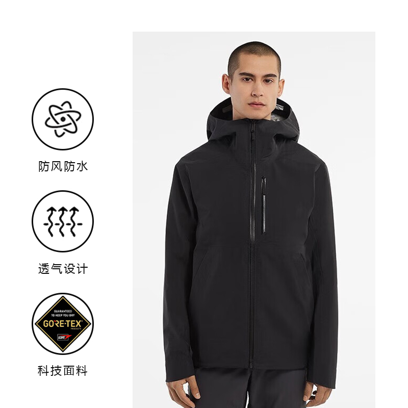 Arcteryx RALLE  Black Softshell Hooded Jacket - Waterproof, Windproof & Durable 29667 圖 8
