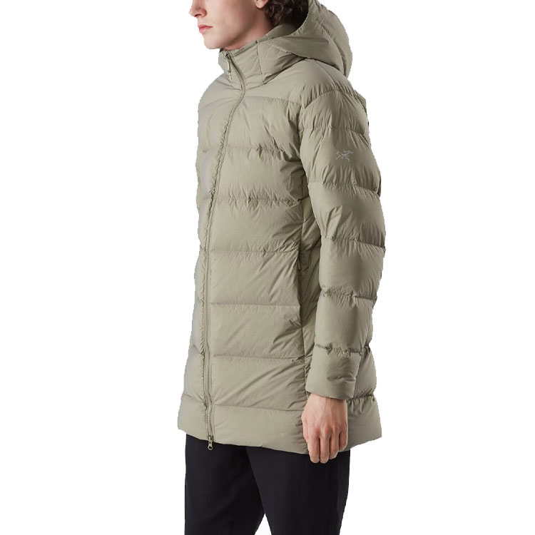 Purchase Arcteryx Revet Solid Color Mid-Length Hooded Down Parka 28108