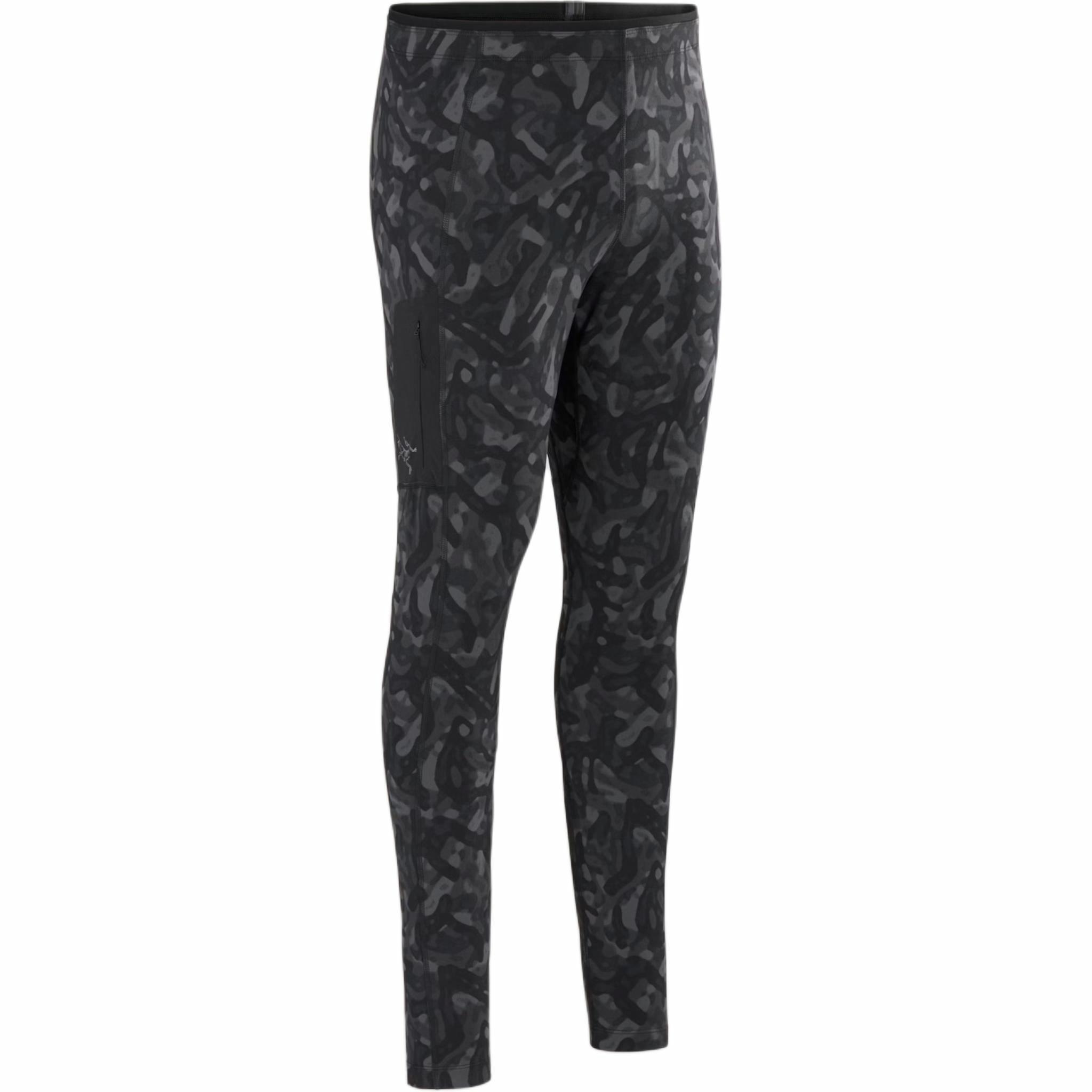 Order Arcteryx RHO LT FW24  Black Grottoflage Camo Soft Thermal Sweatpants X000009320