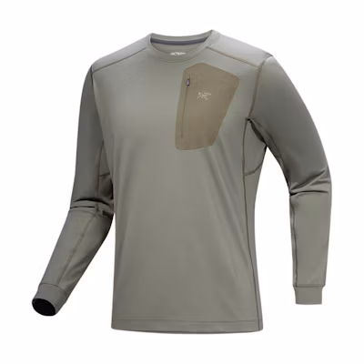 Arcteryx RHO LT Lightweight Moisture-Wicking Crew Neck Base Layer. X000007460