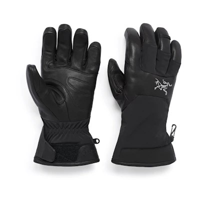 Arcteryx Sabre Glove Black - Unisex Couples' Gloves with Letter Print Design. 30080