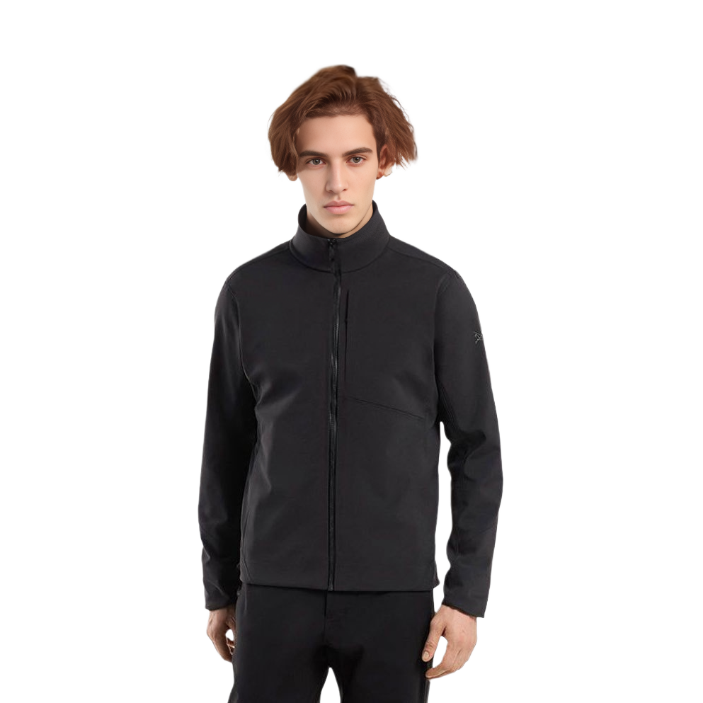Shop Arcteryx Sawyer  Softshell Jacket with Embroidered Logo and Windproof Design 30308
