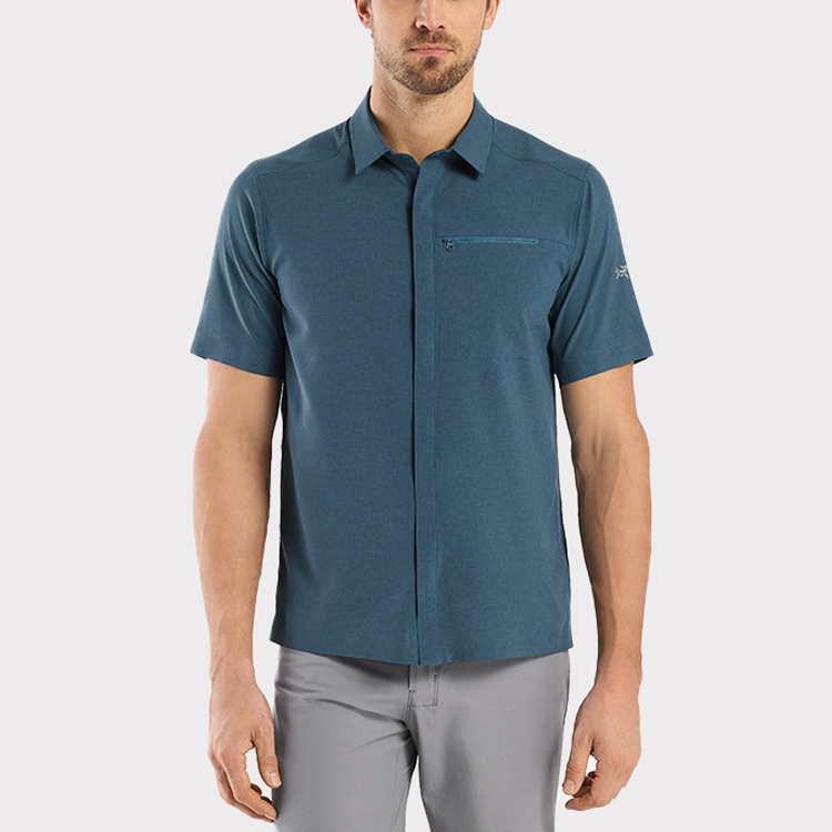 Lookbook Arcteryx Skyline  Short Sleeve Breathable Polo Shirt Solid Color. 30783