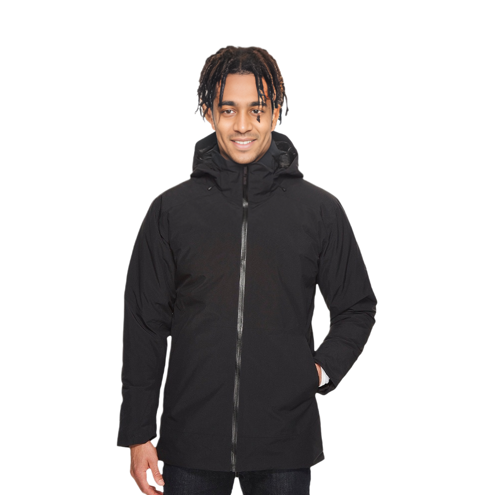 Shop Arcteryx Solano Camosun Parka Winter Down Jacket for Men with Hood 16110