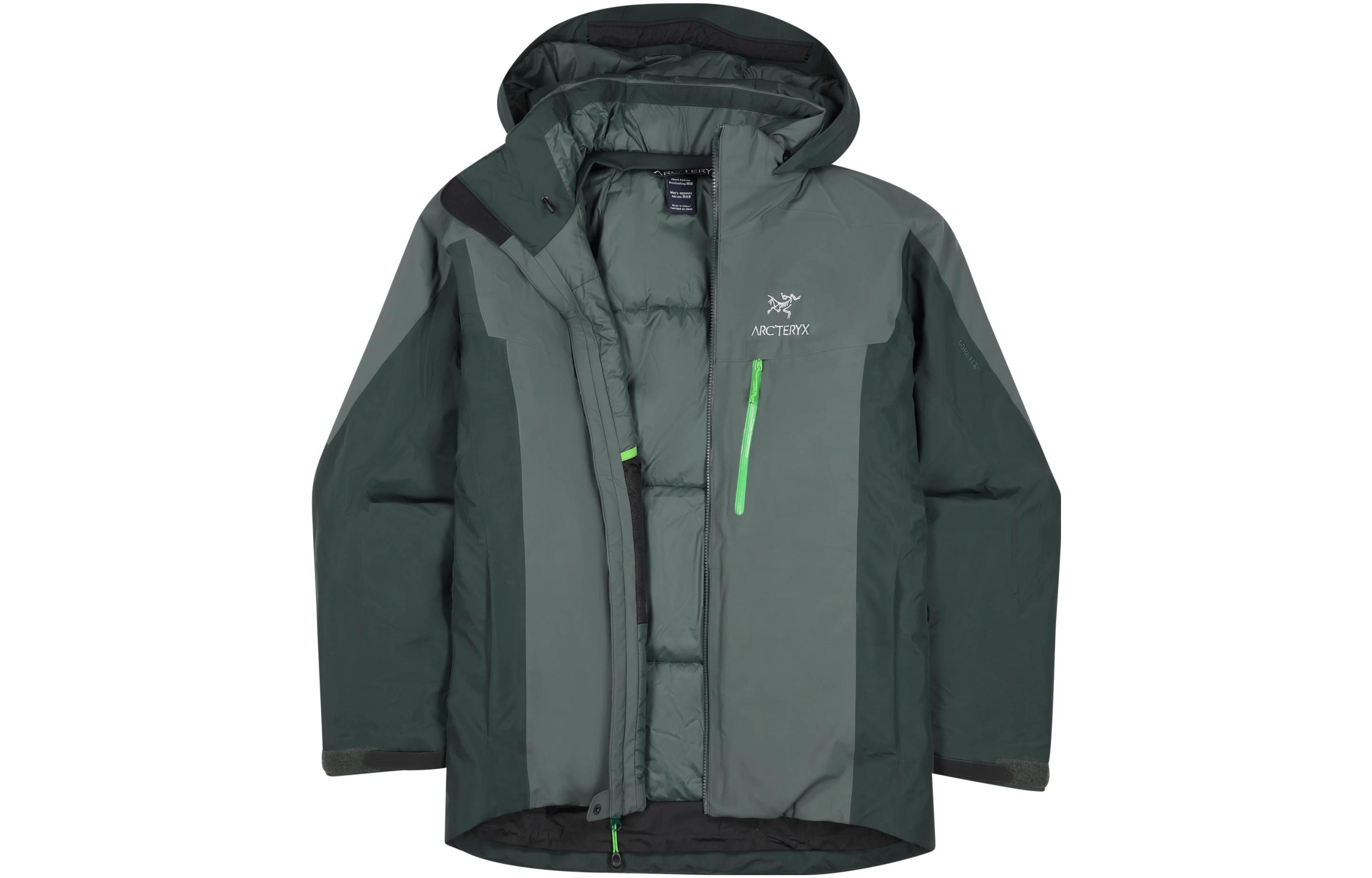 Arcteryx Solid Color Hoodie Jacket Grey 15154