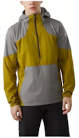 Arcteryx Stowe Windshell Lightweight Windproof Jacket Gray Yellow Unisex 28912 Arcteryx Stowe Windshell Lightweight Windproof Jacket Gray Yellow Unisex 28912
