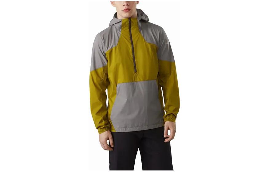 Arcteryx Stowe Windshell  Lightweight Windproof Jacket Gray Yellow Unisex 28912 圖 3