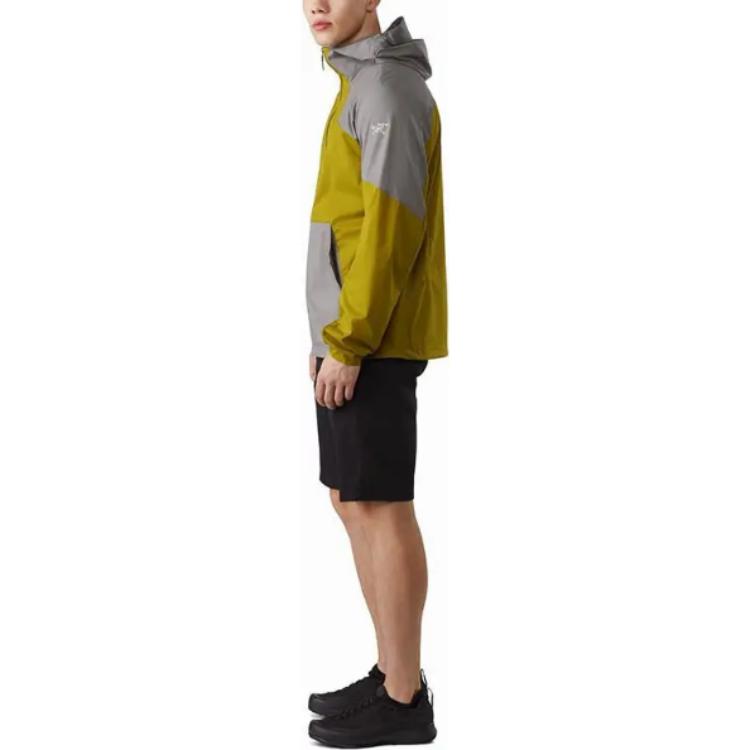 Arcteryx Stowe Windshell  Lightweight Windproof Jacket Gray Yellow Unisex 28912 圖 5