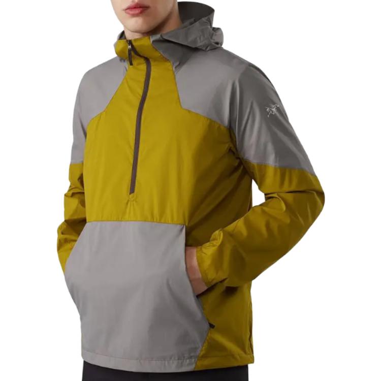 Arcteryx Stowe Windshell  Lightweight Windproof Jacket Gray Yellow Unisex 28912 圖 6