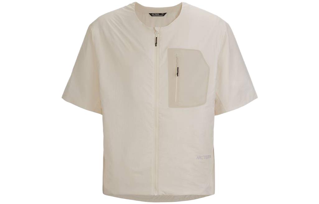 Order Arcteryx SYSTEM_A Drop 06 TYJAK Insulated Crew Neck Zip Vest Unisex Off-White 30969