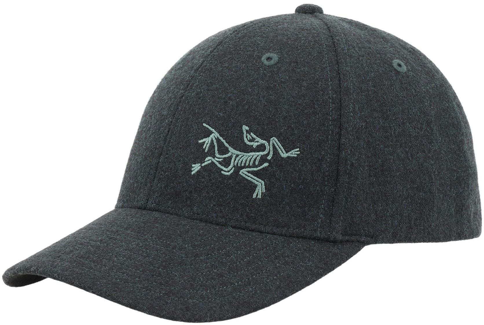 arcteryx-unisex-casual-cap-grey-green-wool-blend-embroidered-style-snapback-x000005504-pytheas-heather