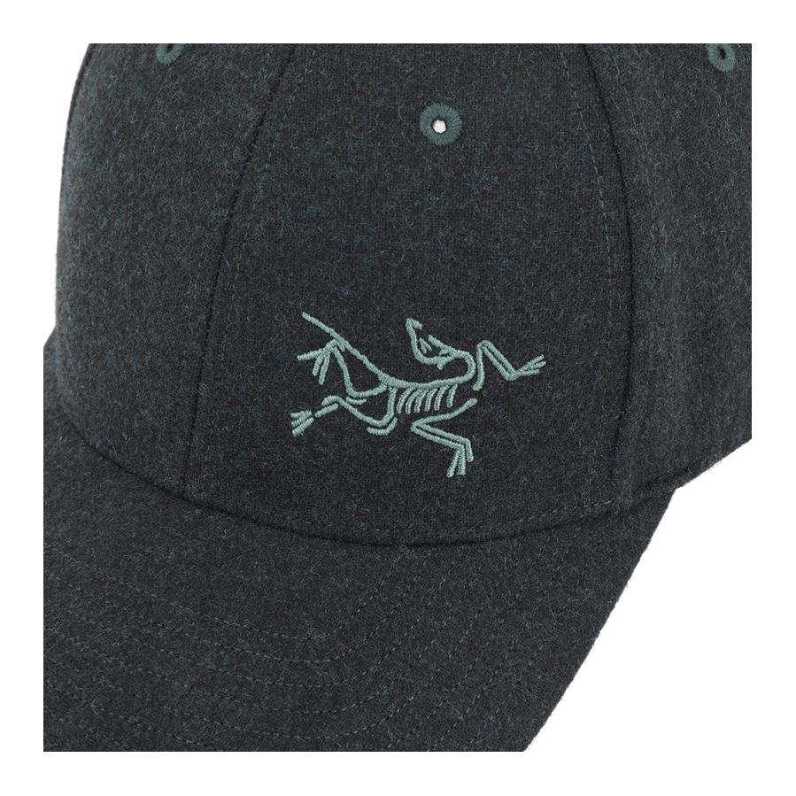 Details for Arcteryx Unisex Casual Cap Grey-Green Wool Blend Embroidered Style Snapback. X000005504-Pytheas Heather