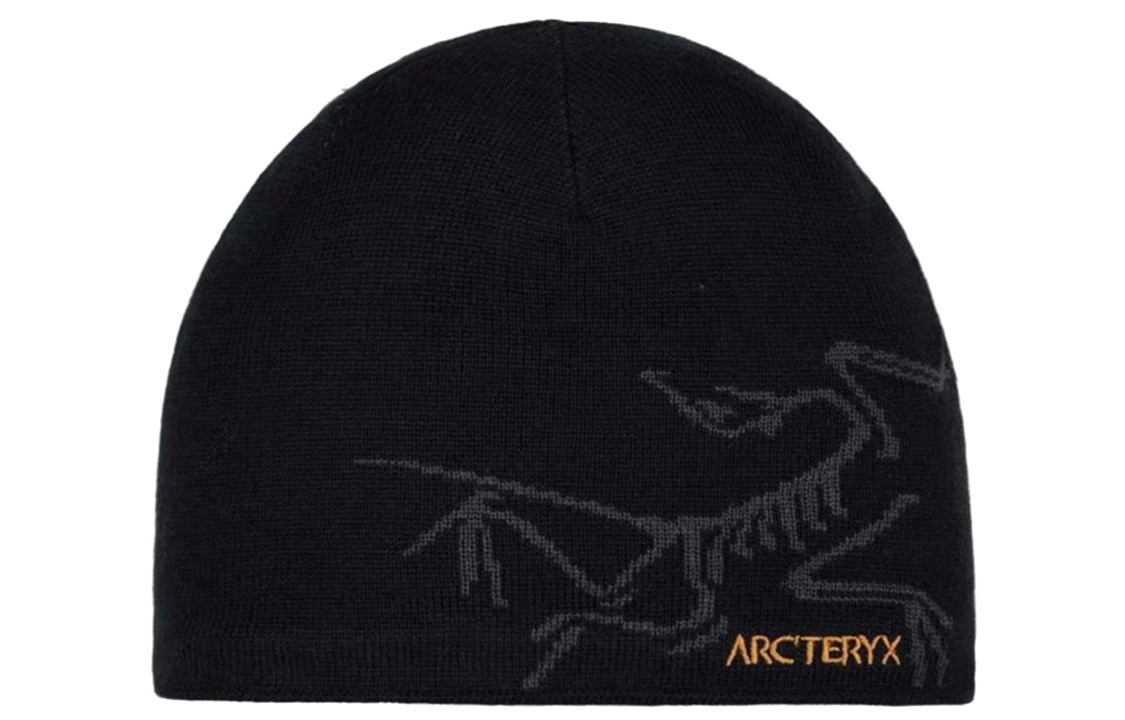Arcteryx Unisex Wool Knit Beanie Black Casual Warm Fashion Hat. 473037