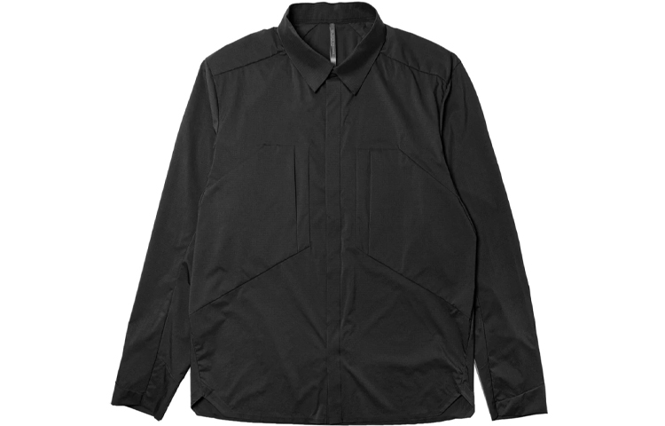 Arcteryx Veilance Demlo  Black Windproof Long-Sleeve Casual Overshirt 25282