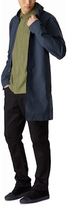 Arcteryx Veilance Demlo Keppel Trench Coat Waterproof Windbreaker 19718 Shop Arcteryx Veilance Demlo Keppel Trench Coat Waterproof Windbreaker 19718