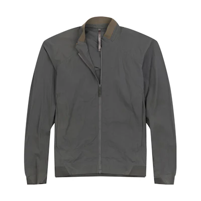 Arcteryx Veilance Fermat Gray Windproof Jacket - Solid Color, Stand Collar 15649