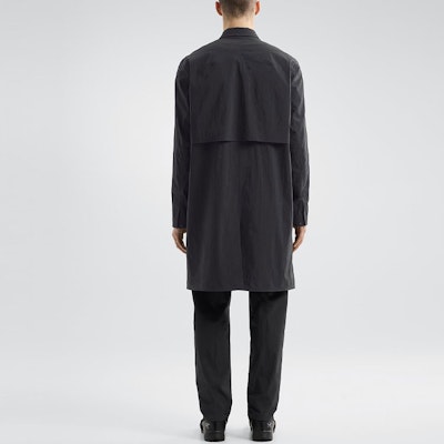 始祖鳥Veilance Incenter黑色中長款風衣 SS24款式 X000007721 Shop 始祖鳥Veilance Incenter黑色中長款風衣 SS24款式 X000007721