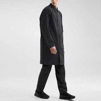 始祖鳥Veilance Incenter黑色中長款風衣 SS24款式 X000007721 Purchase 始祖鳥Veilance Incenter黑色中長款風衣 SS24款式 X000007721
