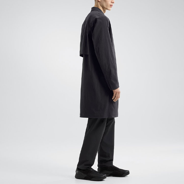 Details for 始祖鳥Veilance Incenter黑色中長款風衣 SS24款式 X000007721