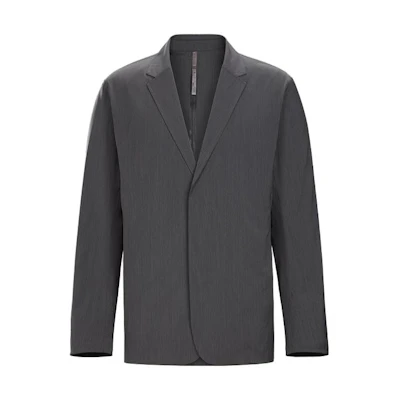Arcteryx Veilance Indisce Tech Wool Blazer Dusty Grey Single Button Jacket 30489