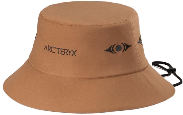 Arcteryx Walk Gently Series Letter Decor Bucket Hat Unisex Khaki Polyester. X000007818 Buy Arcteryx Walk Gently Series Letter Decor Bucket Hat Unisex Khaki Polyester. X000007818