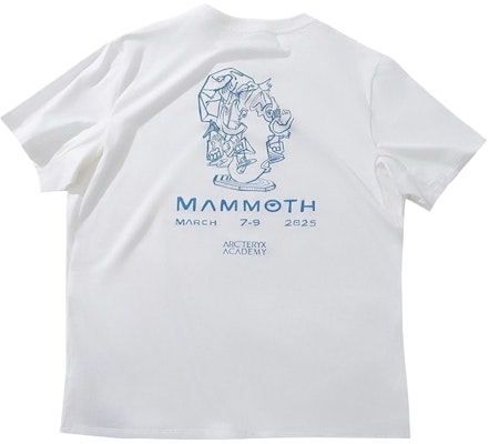 Arcteryx x Mammoth Academy SS25 California Exclusive Logo Tee White Mens X000010654 Lookbook Arcteryx x Mammoth Academy SS25 California Exclusive Logo Tee White Mens X000010654