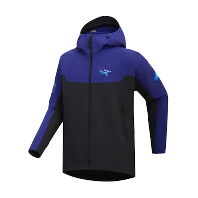 Arcteryx Songtsam Gamma 3.0 Namco Hoody Softshell Jacket Black/Purple X000009551