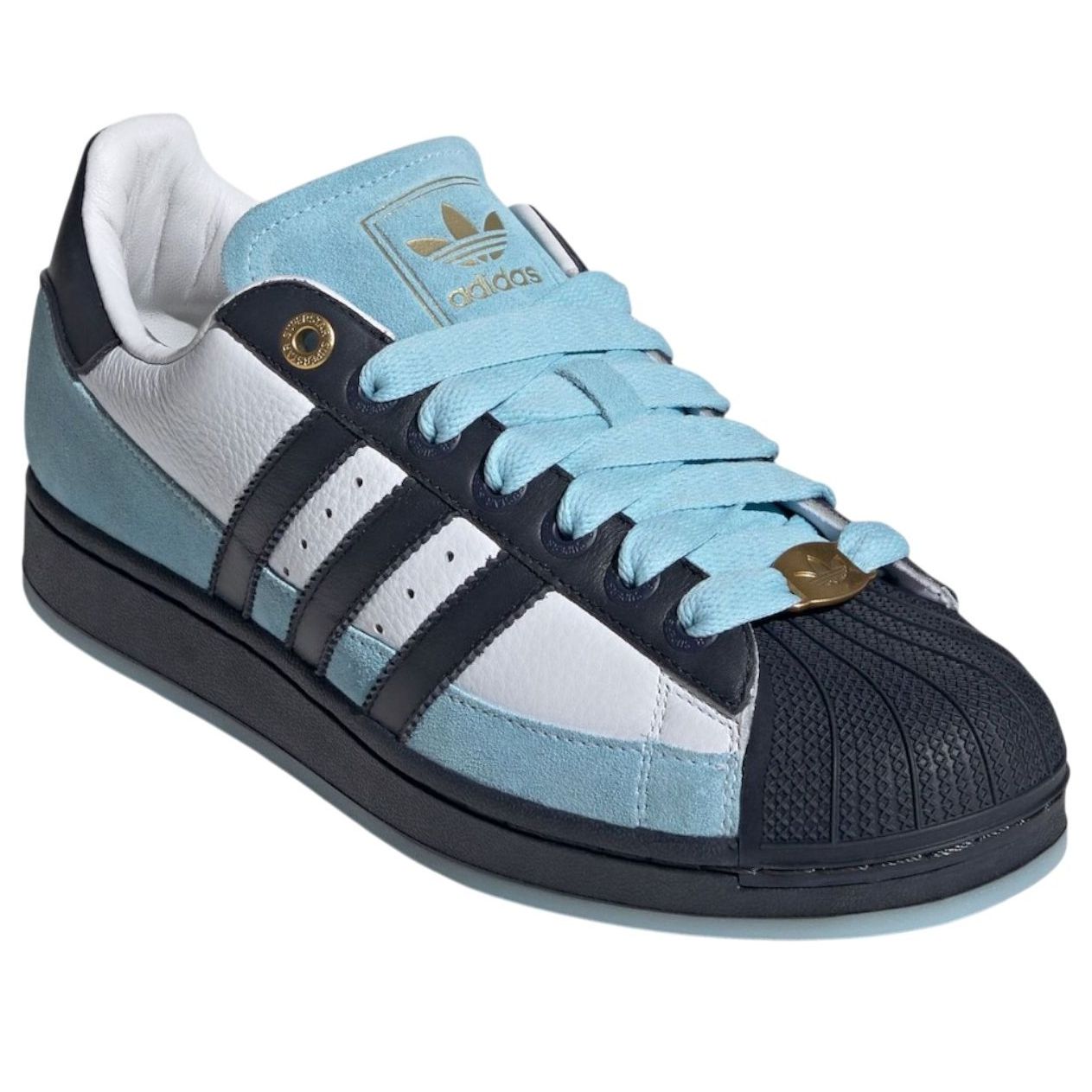 Lookbook 阿迪达斯 Superstar 阿根廷国家队主场配色 KI8564