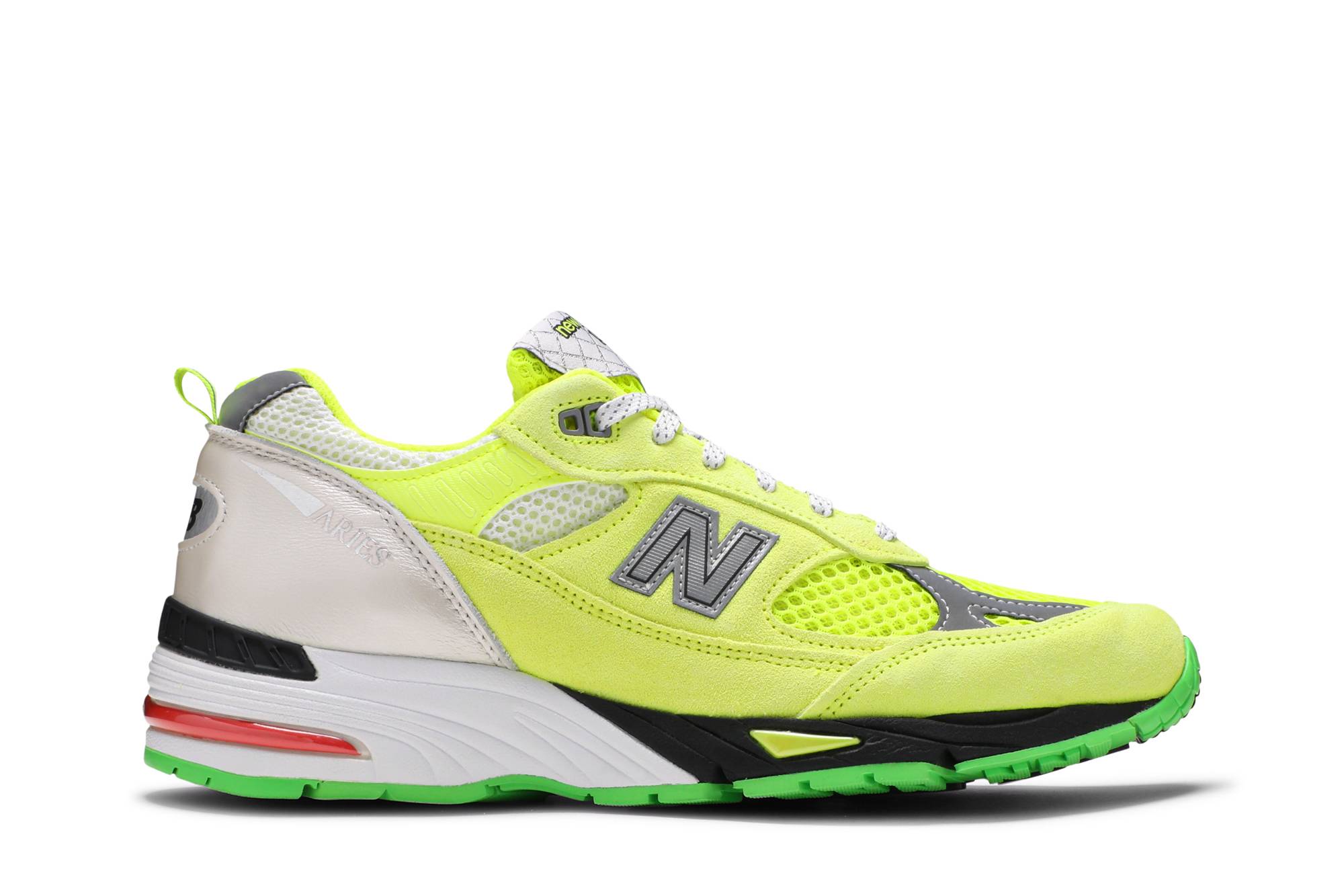 Buy Aries x New Balance 991 Buatan Inggris 'Kuning Neon' M991AFL