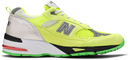 Aries x New Balance 991 Made in England 'Neon Yellow' M991AFL