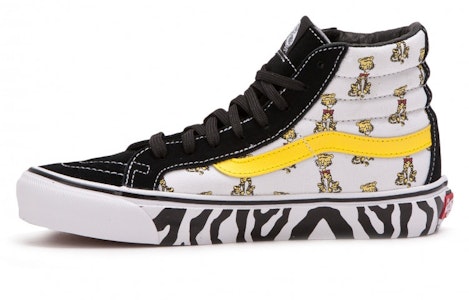 Vans X ARIES OG SK8-HI LX 高幫絨面革 卡通老虎圖案 黑白 Buy Vans X ARIES OG SK8-HI LX 高幫絨面革 卡通老虎圖案 黑白