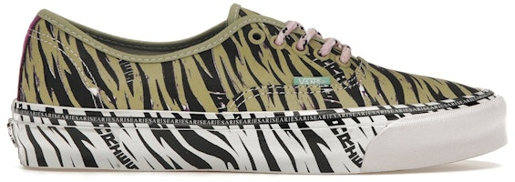 Aries x Vans Vault UA OG Authentic LX 'Tiger Olive' VN0A4BV99QV1 Aries x Vans Vault UA OG Authentic LX 'Tiger Olive' VN0A4BV99QV1