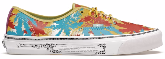 Aries x Vans Vault UA OG Authentic LX 'Weed Leaf Yellow' VN0A4BV99QW1 Aries x Vans Vault UA OG Authentic LX 'Weed Leaf Yellow' VN0A4BV99QW1