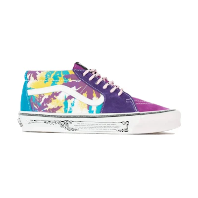 Aries Vans Vault UA Sk8-Mid LX 'Weed Leaf Purple Yellow'