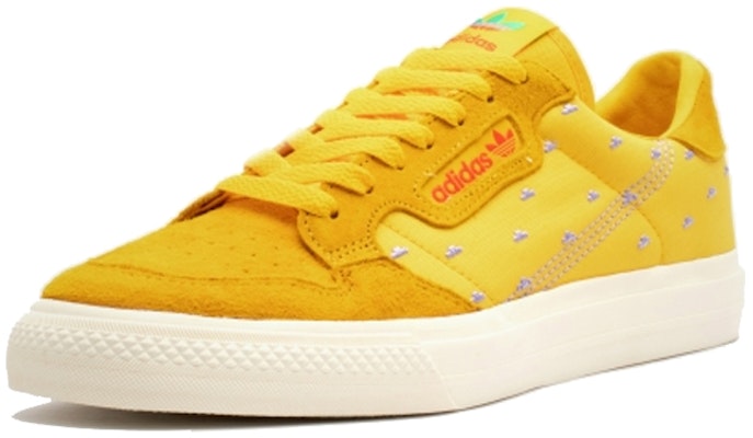 adidas originals Continental VULC 亞利桑那冰茶 低幫 板鞋 男女同款 黃色 Order adidas originals Continental VULC 亞利桑那冰茶 低幫 板鞋 男女同款 黃色