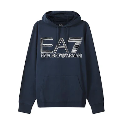 Armani/Emporio Armani EA7 FW22 Logo Hoodie Navy Blue () 3LPM45-PJFGZ-1554