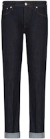 Armani/EMPORIO ARMANI FW22 Slim Straight Mid-Rise Navy Denim Jeans. 6L1J75-1DJMZ-0941 Armani/EMPORIO ARMANI FW22 Slim Straight Mid-Rise Navy Denim Jeans. 6L1J75-1DJMZ-0941