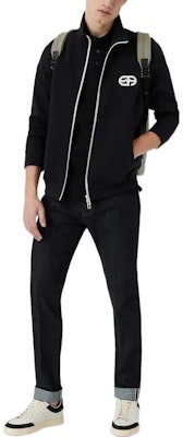 阿玛尼/EMPORIO ARMANI FW22修身直筒中腰海军蓝牛仔裤 6L1J75-1DJMZ-0941 Lookbook 阿玛尼/EMPORIO ARMANI FW22修身直筒中腰海军蓝牛仔裤 6L1J75-1DJMZ-0941