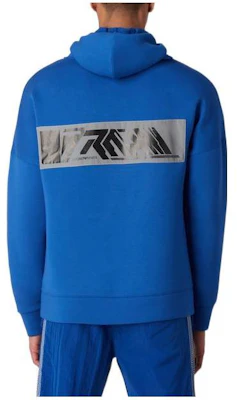 Armani/EMPORIO ARMANI SS23 老鷹標誌連帽電藍色男士套頭衫 3R1M6P-1JV9Z1-0935 Order Armani/EMPORIO ARMANI SS23 老鷹標誌連帽電藍色男士套頭衫 3R1M6P-1JV9Z1-0935
