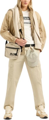 아르마니 익스체인지 베이지 미드라이즈 스트레이트 카고 팬츠 SS24 3DZP03-ZN3SZ-1795 Purchase 아르마니 익스체인지 베이지 미드라이즈 스트레이트 카고 팬츠 SS24 3DZP03-ZN3SZ-1795