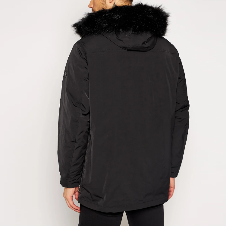 Shop ARMANI EXCHANGE Jaket Lengan Panjang Hoodie Hitam Loose-Fit 6HZK39-ZNNYZ-1200